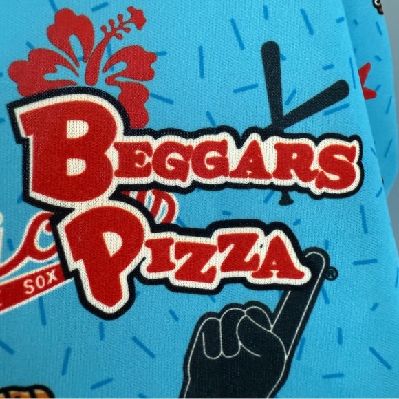 Chicago White Sox Men's Hawaiian Button-Up Shirt Blue Size M MLB Game Day Casual - Picture 6 of 10